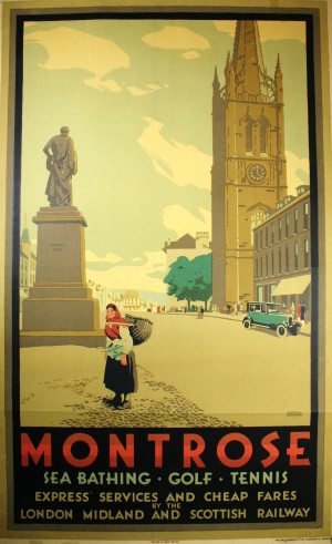 Montrose vintage travel poster